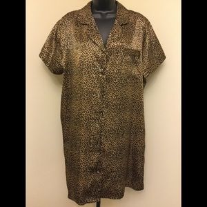 Morgan Taylor Intimates Leopard Print Top Sz. Lg